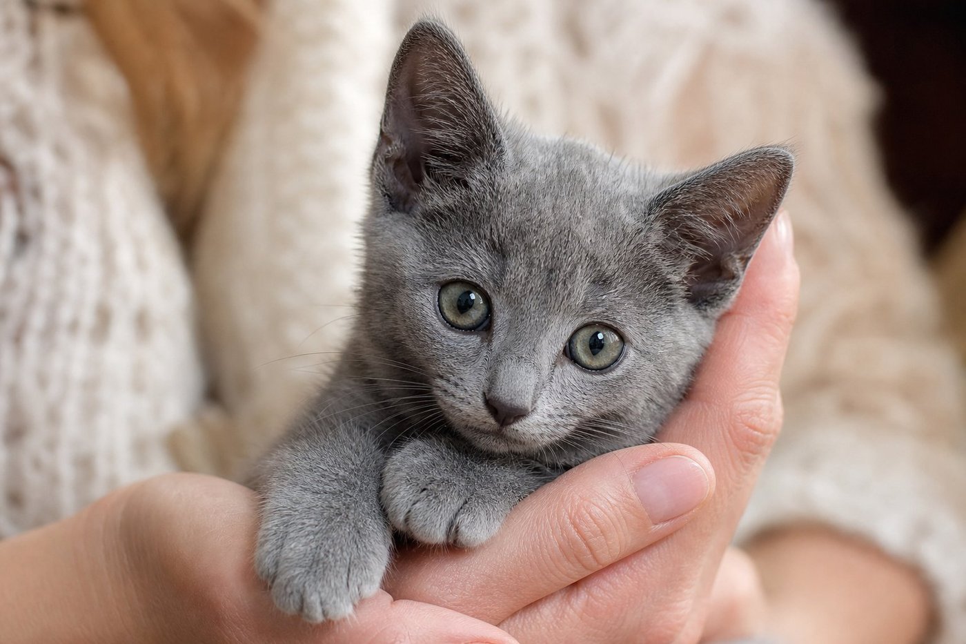 Luna Russian Blue kitten for sale in Australia — photo 2