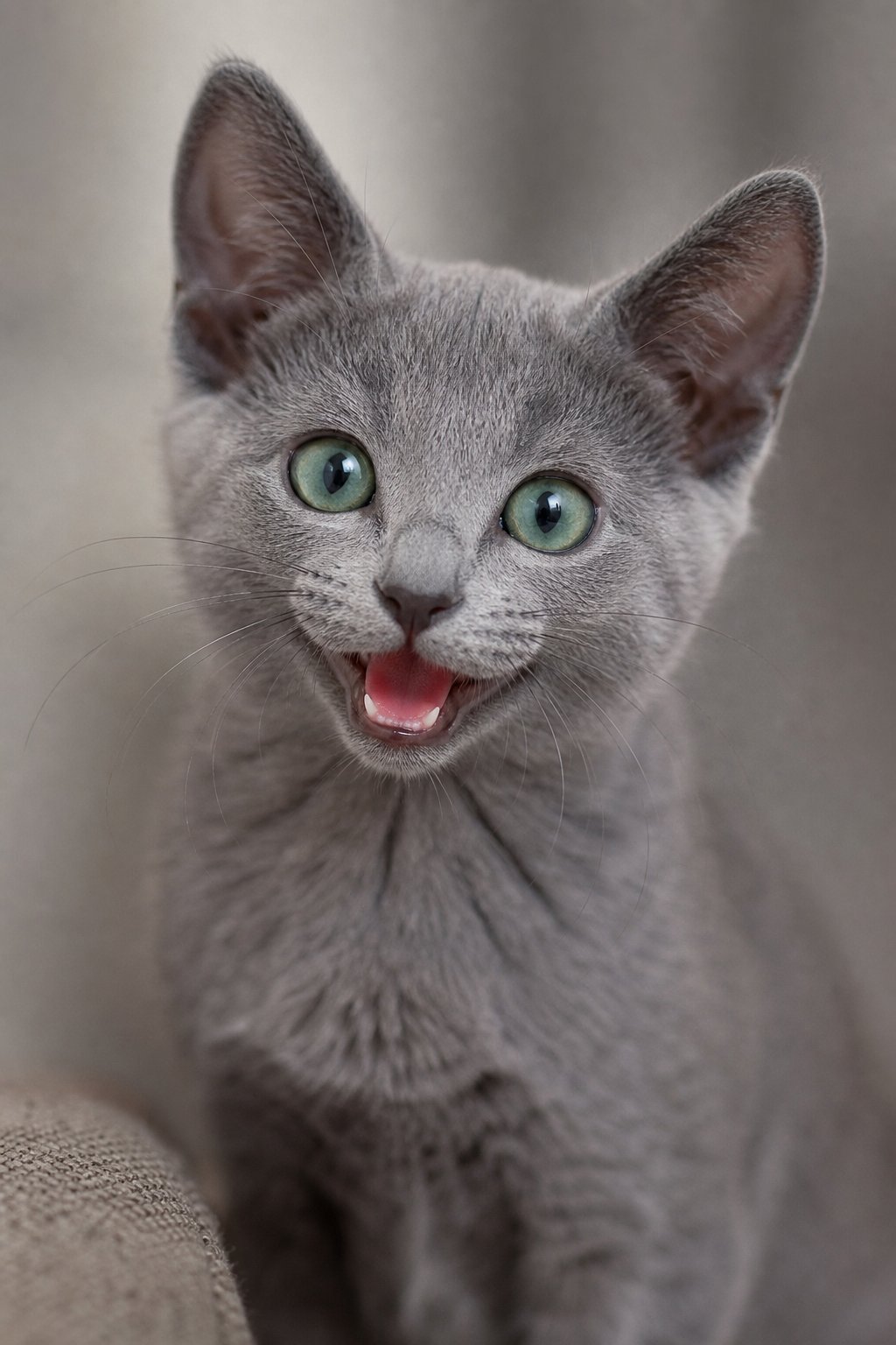 Milo Russian Blue kitten for sale in Australia — photo 3